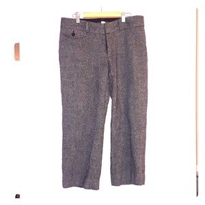 Banana republic cropped wool dress pants
